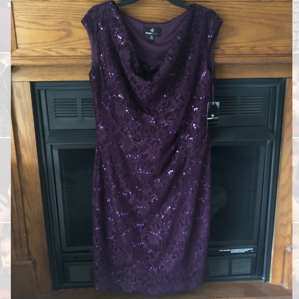 Purple Cocktail Dress